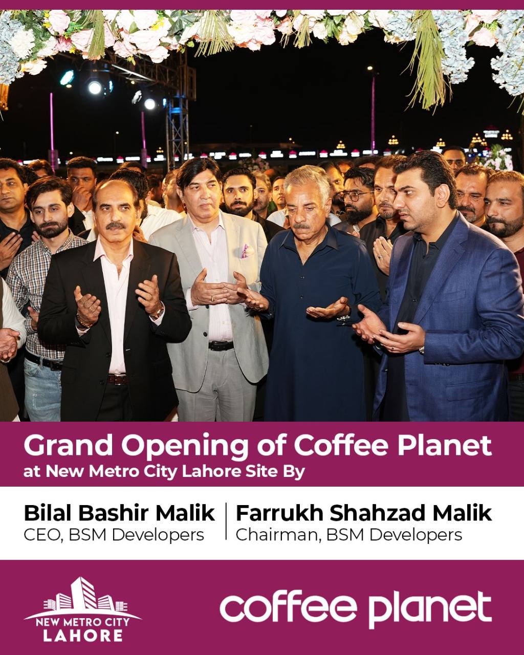 iamge 3: 𝐈𝐧𝐚𝐮𝐠𝐮𝐫𝐚𝐭𝐢𝐨𝐧 𝐨𝐟 𝐂𝐨𝐟𝐟𝐞𝐞 𝐏𝐥𝐚𝐧𝐞𝐭 𝐚𝐭 𝐃𝐞𝐚𝐥𝐞𝐫𝐬’ 𝐄𝐧𝐜𝐥𝐚𝐯𝐞, 𝐍𝐞𝐰 𝐌𝐞𝐭𝐫𝐨 𝐂𝐢𝐭𝐲 𝐋𝐚𝐡𝐨𝐫𝐞