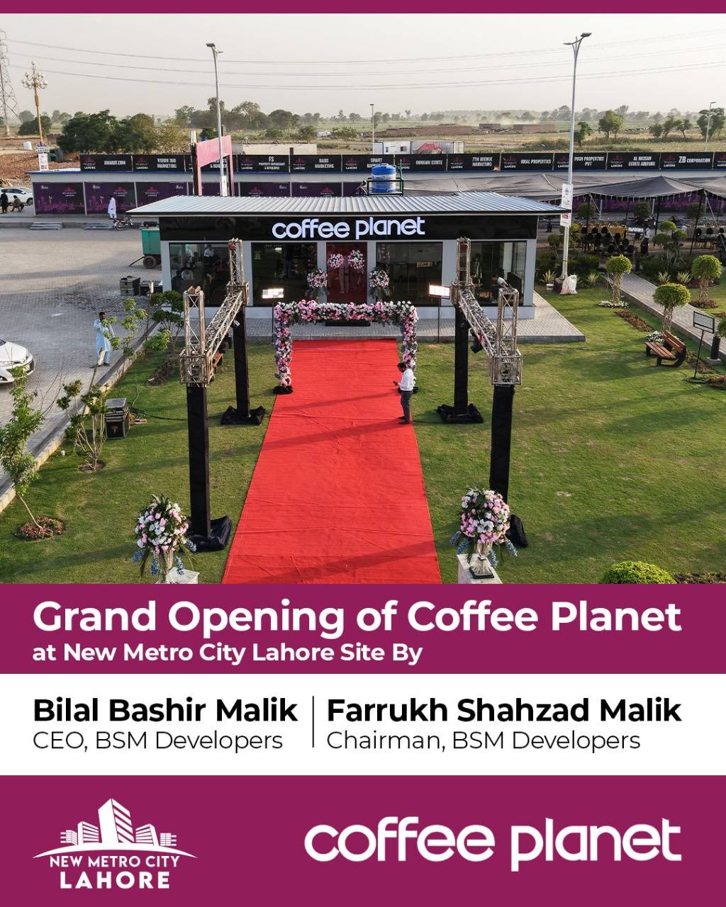 iamge 9: 𝐈𝐧𝐚𝐮𝐠𝐮𝐫𝐚𝐭𝐢𝐨𝐧 𝐨𝐟 𝐂𝐨𝐟𝐟𝐞𝐞 𝐏𝐥𝐚𝐧𝐞𝐭 𝐚𝐭 𝐃𝐞𝐚𝐥𝐞𝐫𝐬’ 𝐄𝐧𝐜𝐥𝐚𝐯𝐞, 𝐍𝐞𝐰 𝐌𝐞𝐭𝐫𝐨 𝐂𝐢𝐭𝐲 𝐋𝐚𝐡𝐨𝐫𝐞